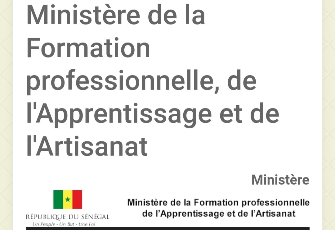 Ministère de la formation professionnelle